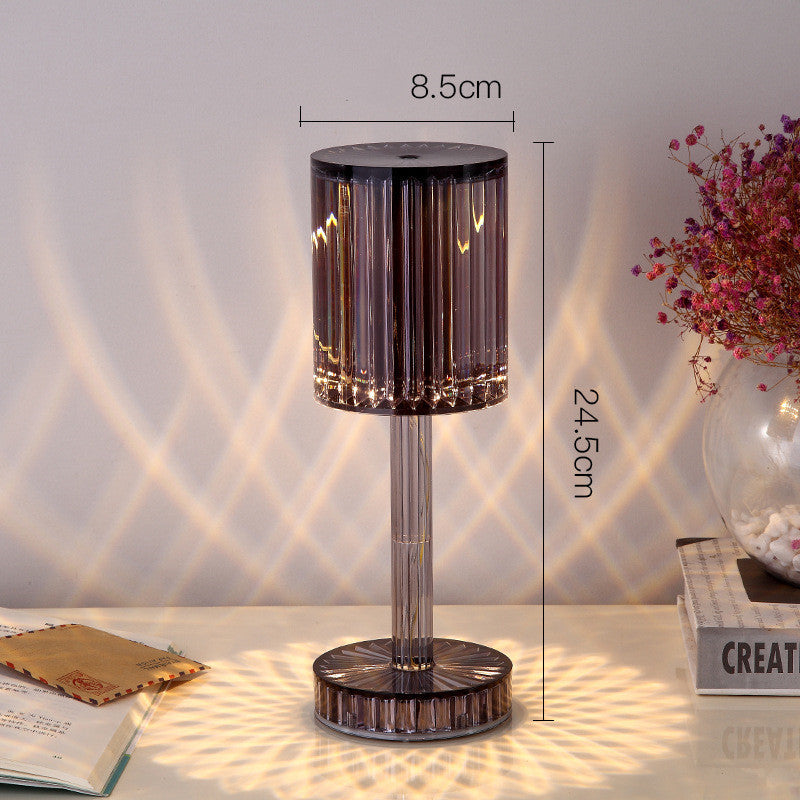 New Crystal Table Lamp Hotel Decoration Diamond Romantic Warm Led For Home Decor Romantic Gift Night Light BargainsRule