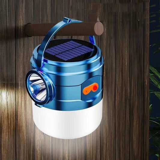 Solar Rechargeable Hand Bulb Lamp Lighting Home Outdoor BargainsRule