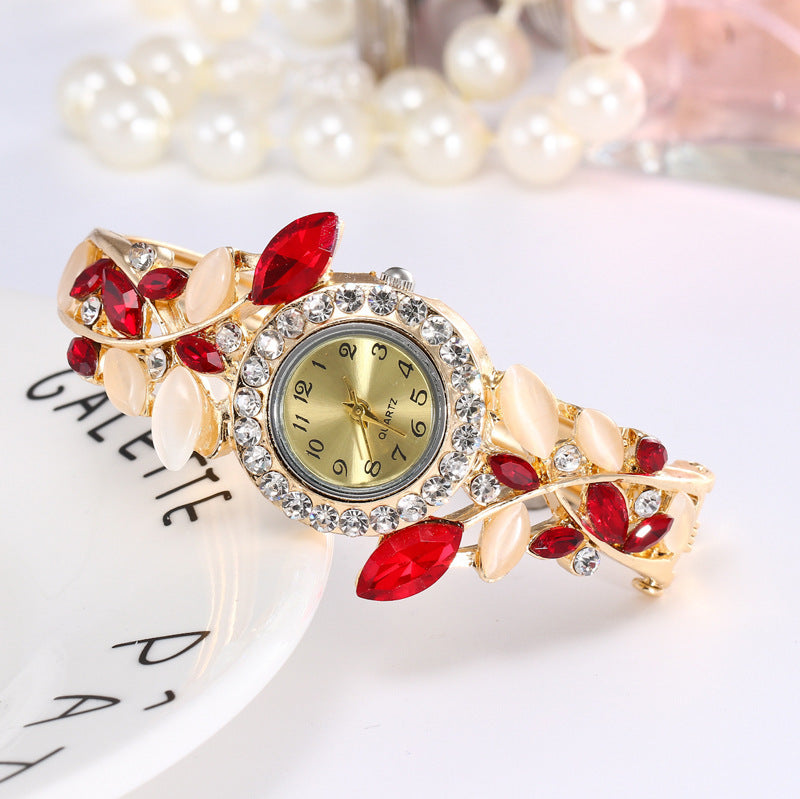 Diamond ladies fashion bracelet watch BargainsRule