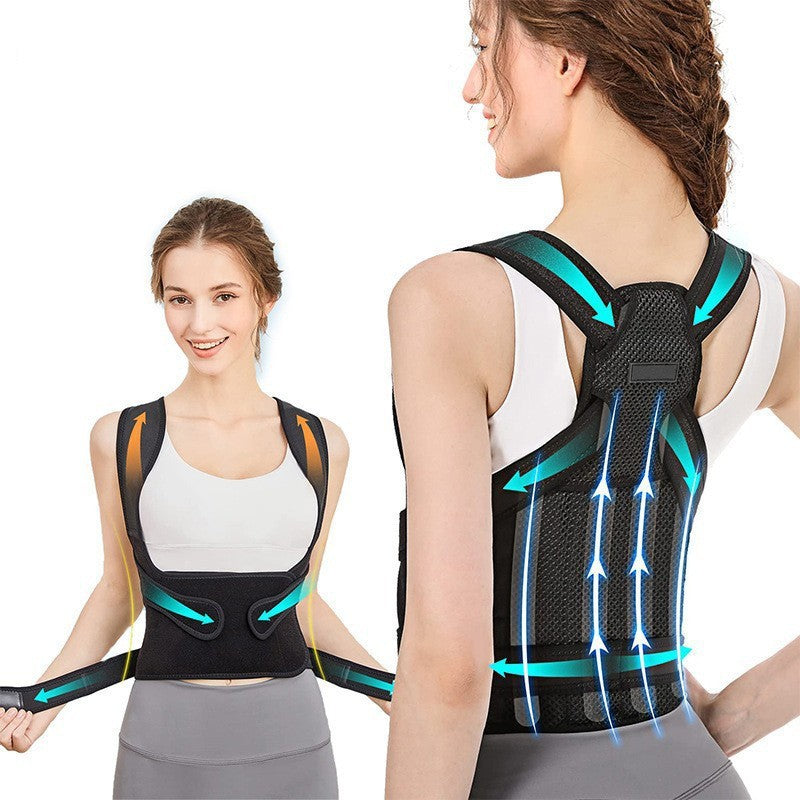 Back Posture Correction Belt Invisible Anti-Humpback Orthotics Band BargainsRule