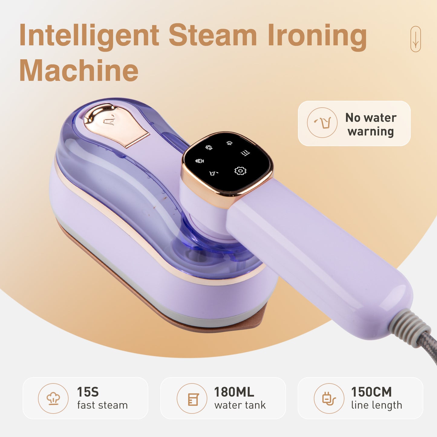 LCD LED Handheld Garment Steamer Steam Ironing Iron