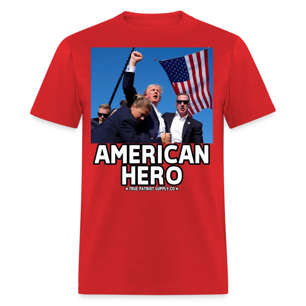 Trump Shot Assassination Attempt American Hero Fist Raised Unisex Classic T-Shirt