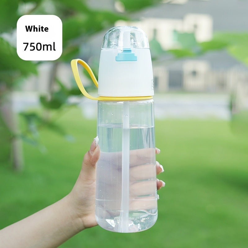 Girls Hydrating And Cooling Sports Spray Water Bottle