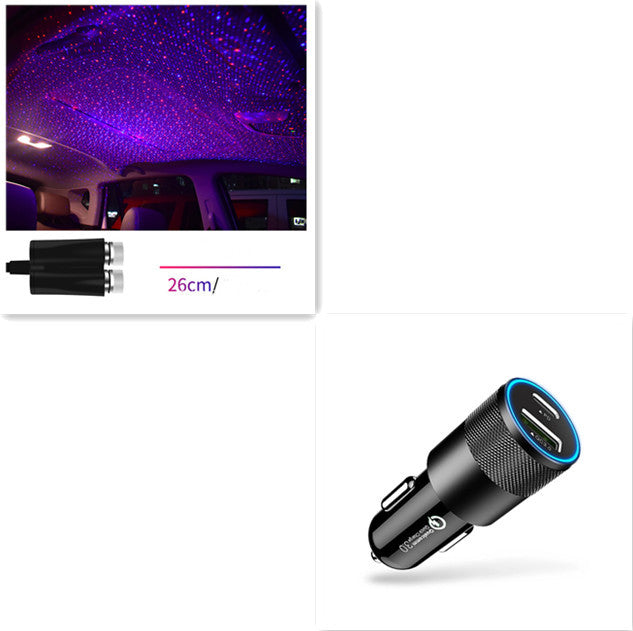 Star Light Projector Party Lights USB LED Light Interior Lighting LED Interior Car Lights Starry Sky Galaxy Night Lights BargainsRule