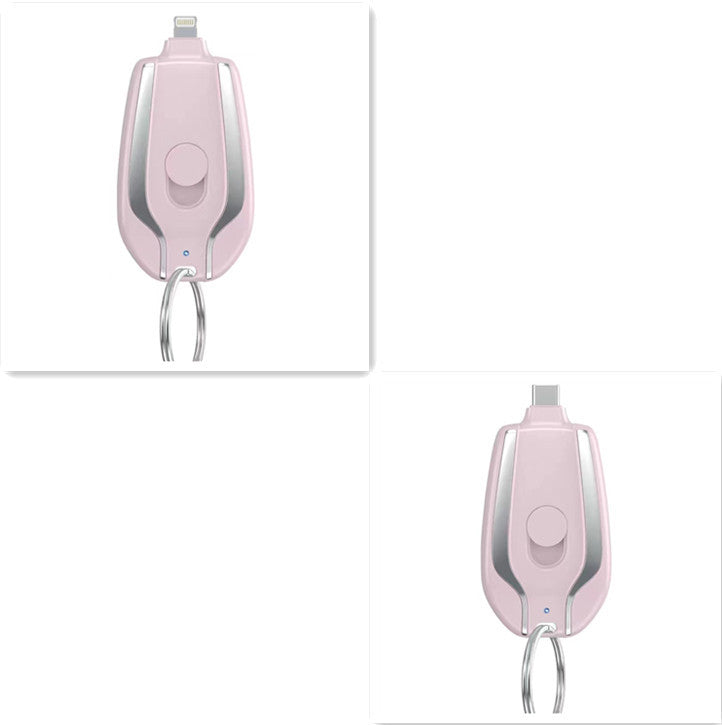 Keyring Charging Bank Wireless Portable 1500 Mah Emergency Power Supply Telescopic Small Mobile Power Supply BargainsRule