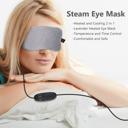 Four Speed Temperature Control Of Rechargeable Heating Steam Hot Compress Eye Mask BargainsRule