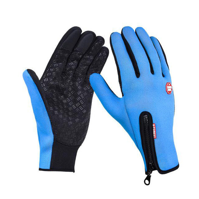 Winter Gloves Touch Screen Riding Motorcycle Sliding Waterproof Sports Gloves With Fleece BargainsRule