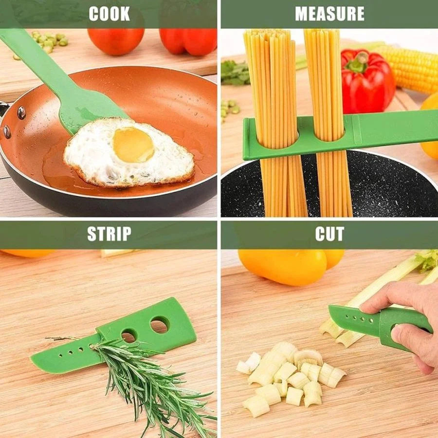 Measuring Spatula With Cutter And Macaroni Gripper 8 In 1 BargainsRule