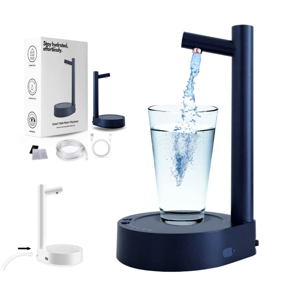 Desk Dispenser Electric Water Gallon Automatic Water Bottle Dispenser Rechargeable Water Dispenser BargainsRule