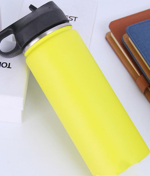 Stainless Steel Wide-mouth Outdoor Sports Vacuum Flask BargainsRule