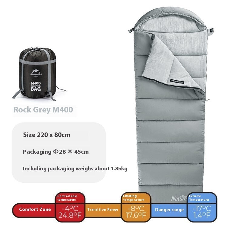 Washable And Spliced Double-person Tent Camping Portable Sleeping Bag