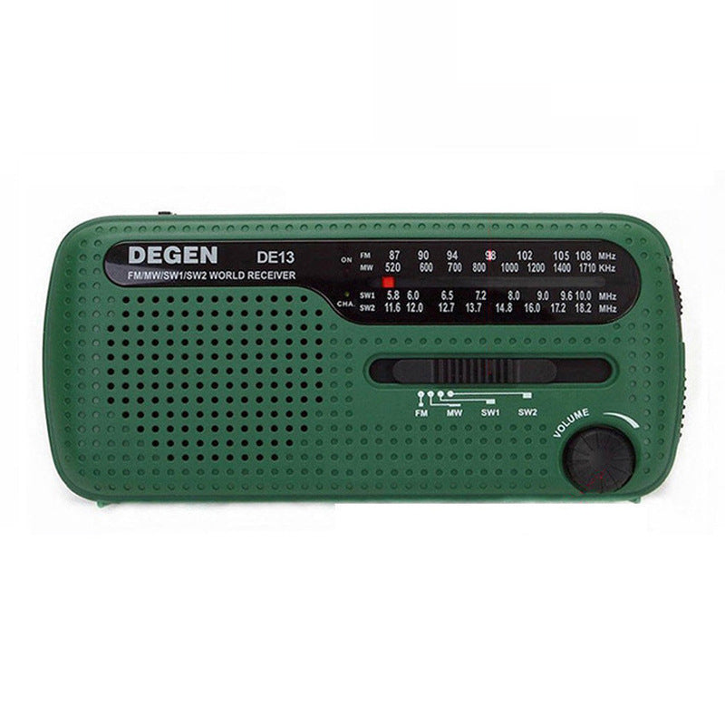 Hand-cranked Solar Rechargeable Radio Portable Emergency BargainsRule