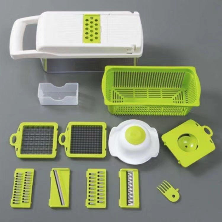 12 In 1 Manual Vegetable Chopper Kitchen Gadgets Food Chopper Onion Cutter Vegetable Slicer-BargainsRule