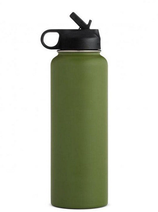 Stainless Steel Wide-mouth Outdoor Sports Vacuum Flask BargainsRule