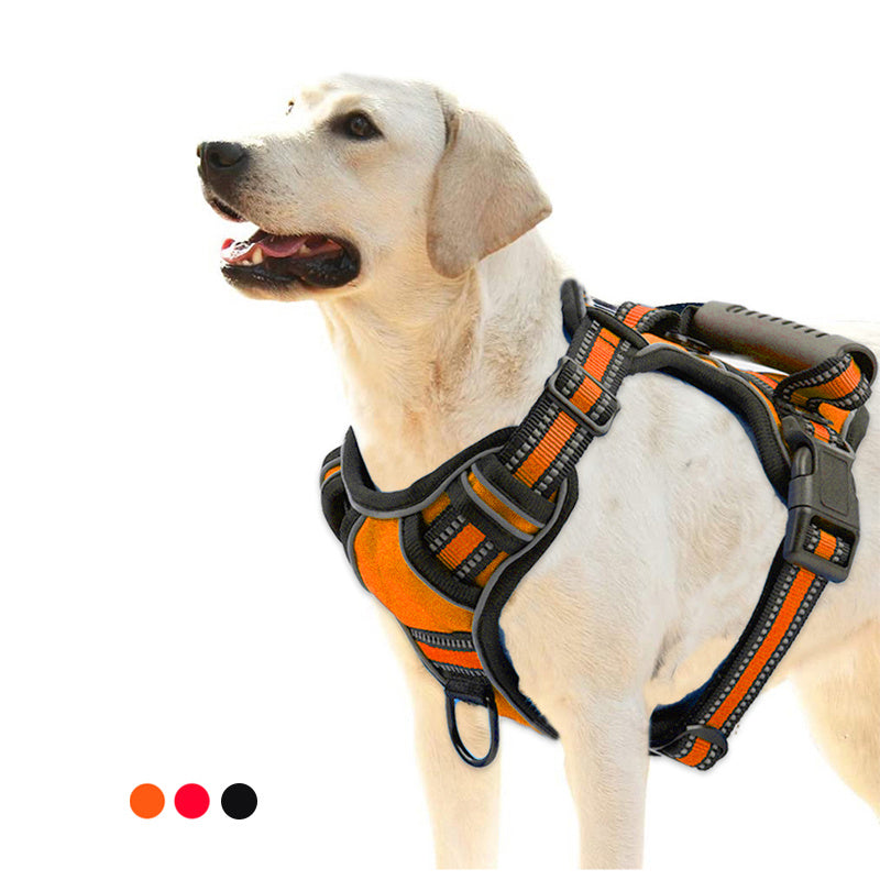 Dog Harness No Pull Breathable Reflective Pet Harness Vest BargainsRule