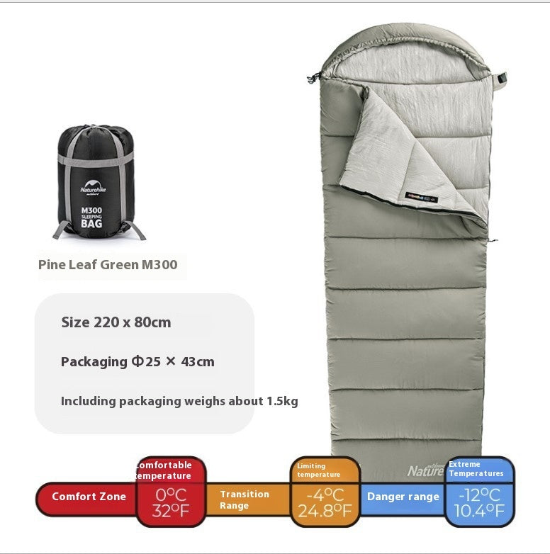 Washable And Spliced Double-person Tent Camping Portable Sleeping Bag