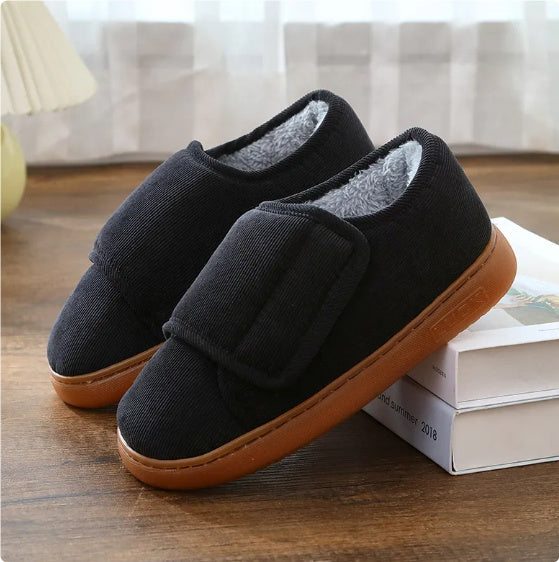 Large Opening Warm Cotton Slippers Bag Heel For Men And Women BargainsRule