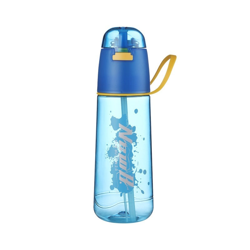 Girls Hydrating And Cooling Sports Spray Water Bottle