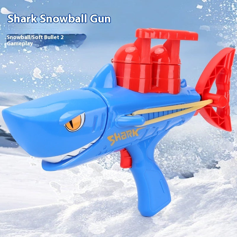 Children's Shark Snowball Gun Snow Outdoor Toys BargainsRule