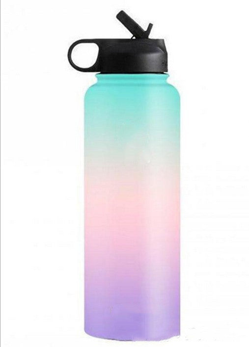 Stainless Steel Wide-mouth Outdoor Sports Vacuum Flask BargainsRule