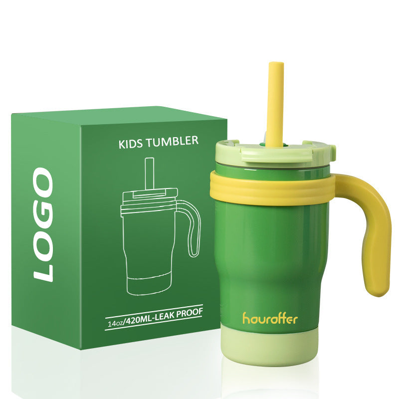 Children's Thermos Mug With Straw