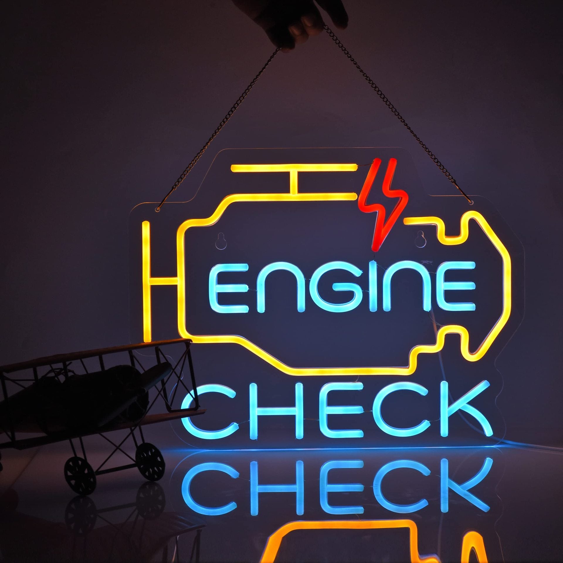 Engine Car Repair Personalized Picture LED Decoration BargainsRule