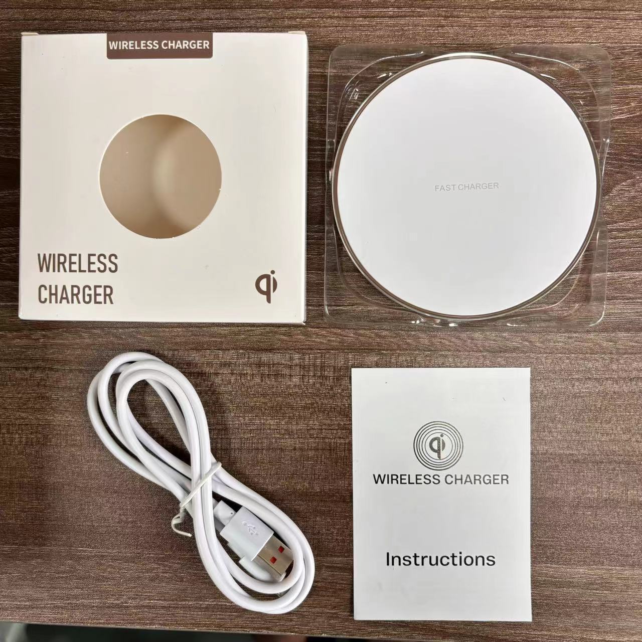 Wireless Phone Charger Disc Aluminum Alloy BargainsRule