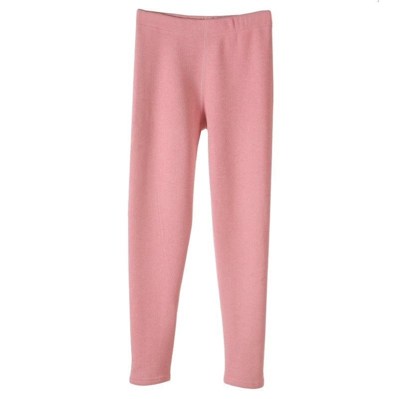 Warm Cashmere Leggings Winter Solid Slim Pants Fashion Trousers For Women Clothing BargainsRule