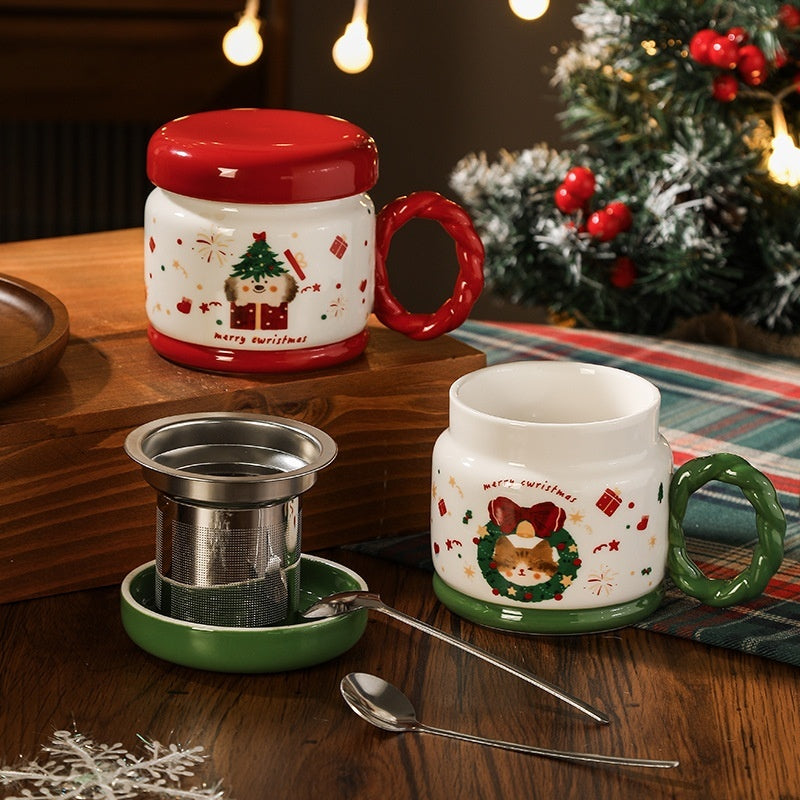 Christmas Ceramic Cup Gift Suit