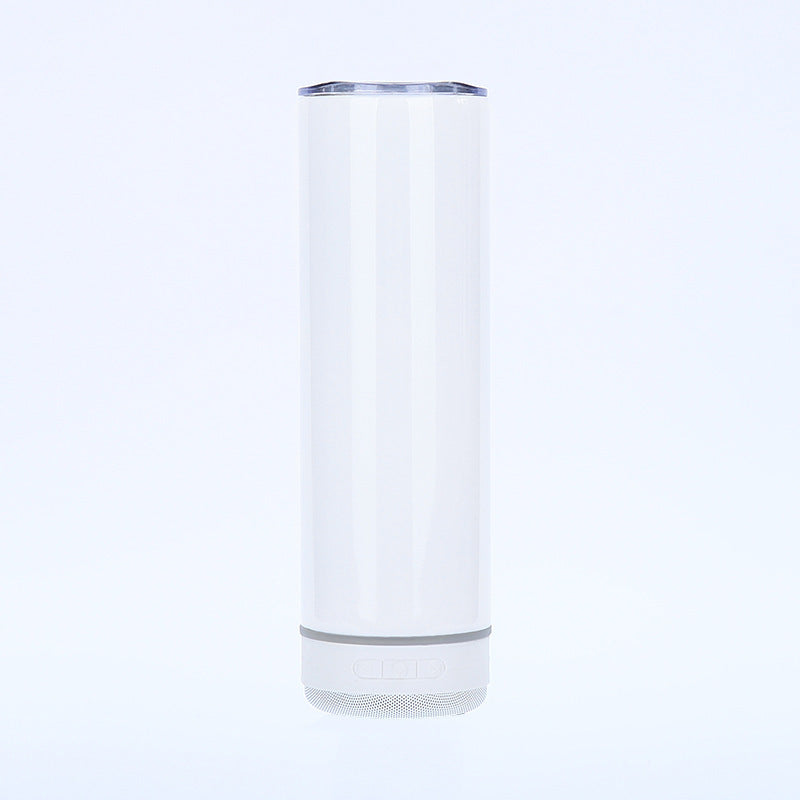 Sublimation 20oz Bluetooth Audio Cup Creative 304 Stainless Steel Vacuum Cup Double-layer Vacuum Tumbler BargainsRule