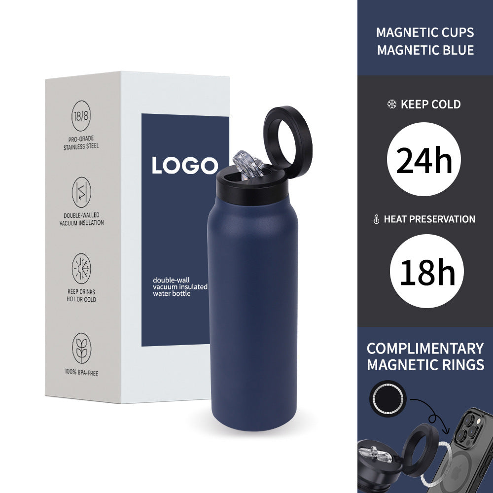 304 Stainless Steel Vacuum Cup Creative Magnetic Water Cup BargainsRule