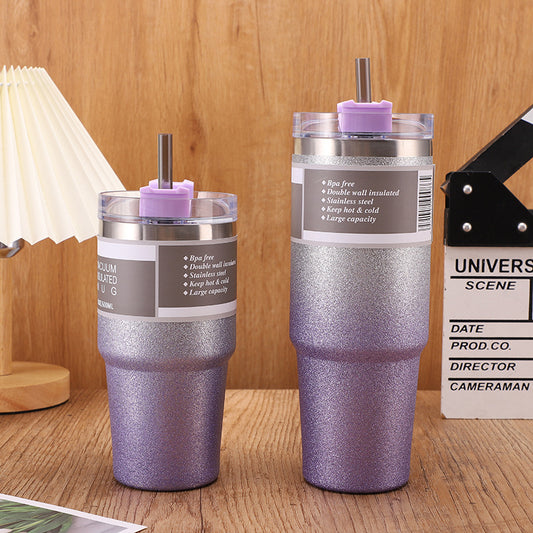 Stainless Steel Insulation Cup With Straw BargainsRule