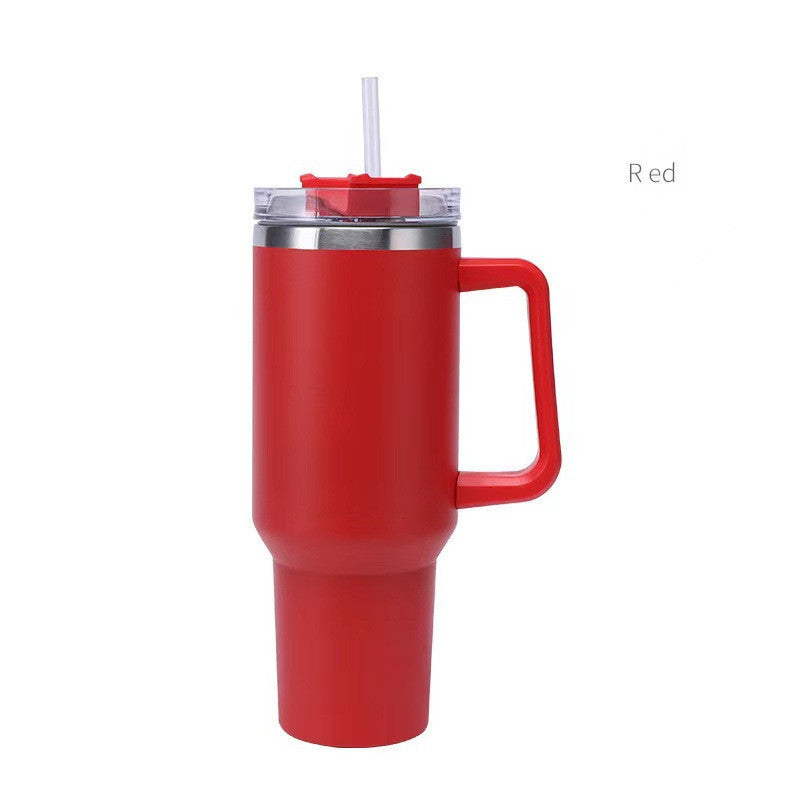 Stainless Steel Insulated Cup 40oz Straw Bingba BargainsRule