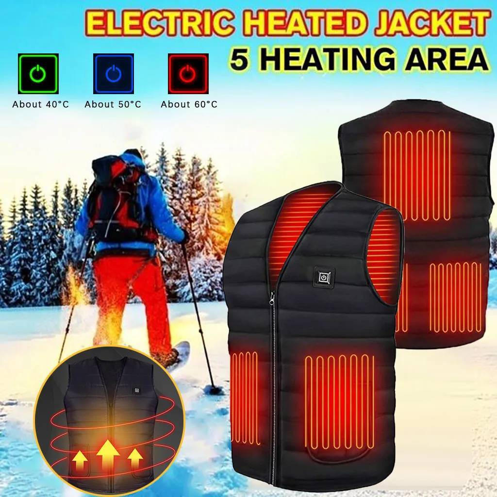 Heated Vest For Men & Women, Smart Heated Jacket, Battery Not Included BargainsRule