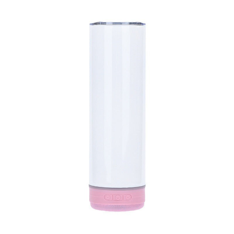 Sublimation 20oz Bluetooth Audio Cup Creative 304 Stainless Steel Vacuum Cup Double-layer Vacuum Tumbler