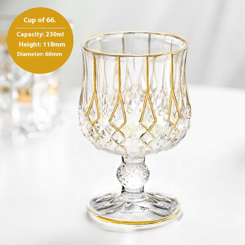 Household Handmade Crystal Glass Wine Glass BargainsRule